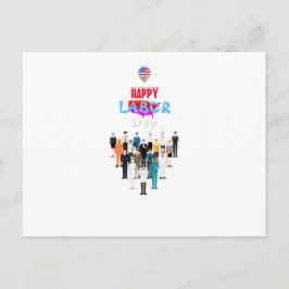 Postkarte für den Arbeitstag