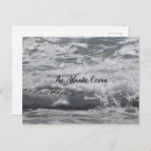 Postkarte für den Atlantischen Ozean (Vorne/Hinten)