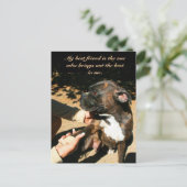Postkarte für den besten Freund (Stehend Vorderseite)
