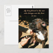 Postkarte für den besten Freund (Vorne/Hinten)