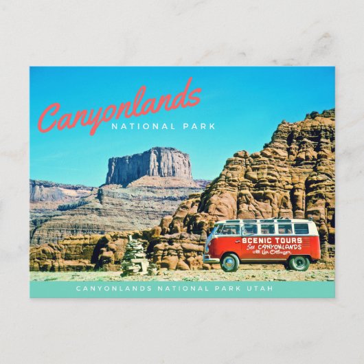 Postkarte für den Canyonlands-Nationalpark (Vorderseite)
