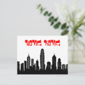 Postkarte für den Cartoon Hongkong (Stehend Vorderseite)