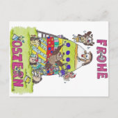 Postkarte für den deutschen Happy Oaster Cartoon (Vorderseite)