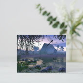 Postkarte für den Dragonfly-Pond (Stehend Vorderseite)
