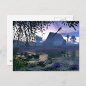 Postkarte für den Dragonfly-Pond (Vorne/Hinten)