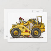 Postkarte für den Earthmover (Vorne/Hinten)