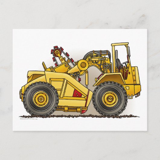 Postkarte für den Earthmover (Vorderseite)