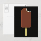 Postkarte für den Eiscreme-Pop (Vorne/Hinten)