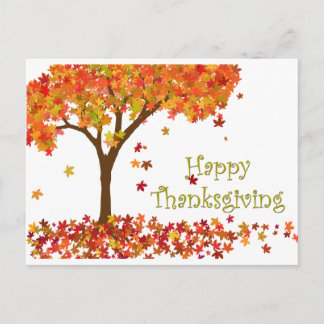 Postkarte für den Erntedank Herbst