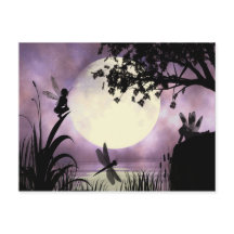 Postkarte für den Fairy-Mondlit-Teich