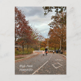 Postkarte für den Fall im Hochpark Toronto Kanada
