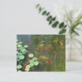 Postkarte für den Fischteich (Stehend Vorderseite)