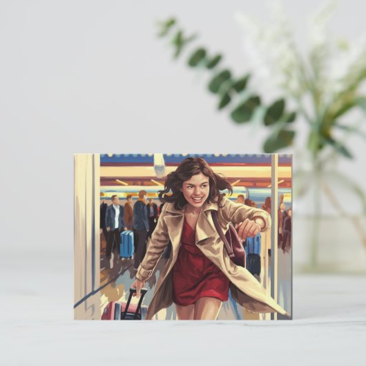 Postkarte für den Flug (Stehend Vorderseite)