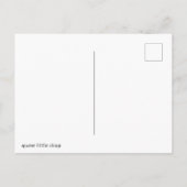 Postkarte für den Fortschritt (Rückseite)