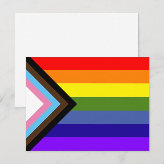 Postkarte für den Fortschritt (Vorne/Hinten)