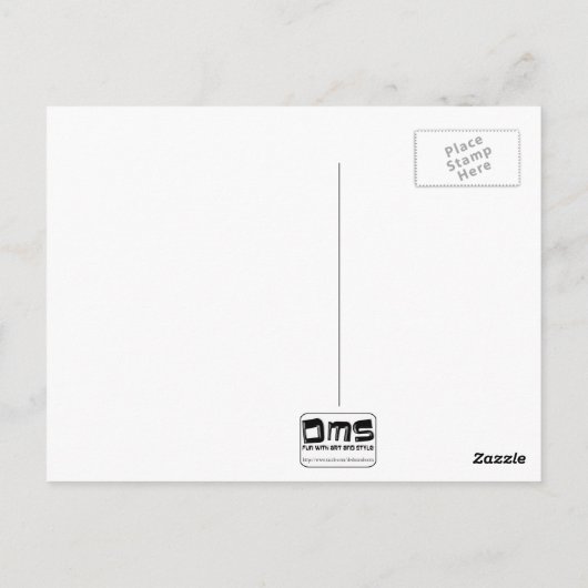 Postkarte für den Frieden (Rückseite)