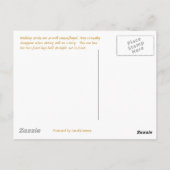 Postkarte für den Fußweg (Rückseite)