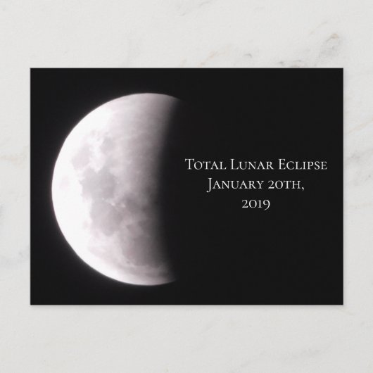 Postkarte für den gesamten Lunar-Eclipse-Sake (Vorderseite)