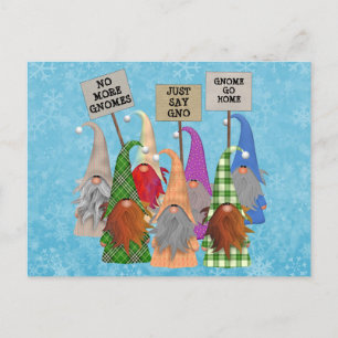 Postkarte für den Gnome Protest