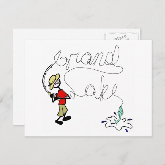 Postkarte für den Großsee (Vorne/Hinten)