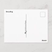 Postkarte für den Grundstückstag (Rückseite)