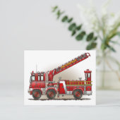 Postkarte für den Haken- und Ladenfeuer (Stehend Vorderseite)