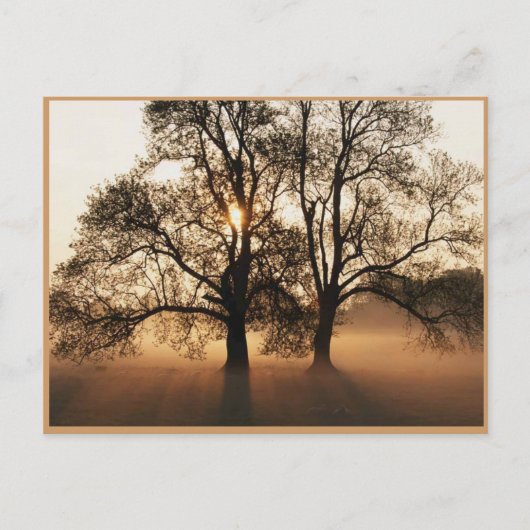 Postkarte für den Herbst (Vorderseite)