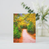 Postkarte für den Herbstweg (Stehend Vorderseite)