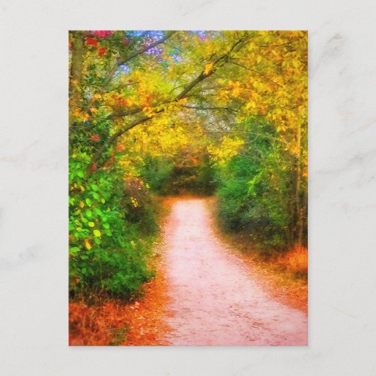 Postkarte für den Herbstweg (Vorderseite)