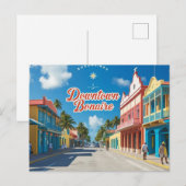 Postkarte für den Innenstadtteil (Vorne/Hinten)