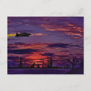 Postkarte für den interplanetarischen Verkehr