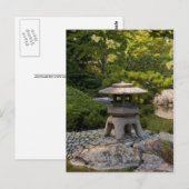 Postkarte für den japanischen Garten (Vorne/Hinten)