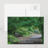 Postkarte für den japanischen Garten 2 (Vorne/Hinten)