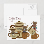 Postkarte für den Kaffee (Vorne/Hinten)