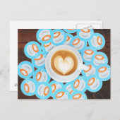 Postkarte für den Kaffee (Vorne/Hinten)