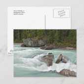 Postkarte für den kanadischen Fluss (Vorne/Hinten)