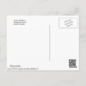 Postkarte für den kanadischen Fluss (Rückseite)