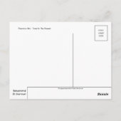 Postkarte für den klassischen Verkehr (Rückseite)