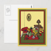 Postkarte für den Kleiderraum - Maßgeschneiderte (Vorne/Hinten)