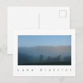 Postkarte für den Lake District (Vorne/Hinten)