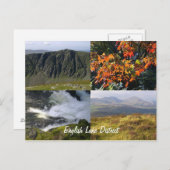 Postkarte für den Lake District (Vorne/Hinten)