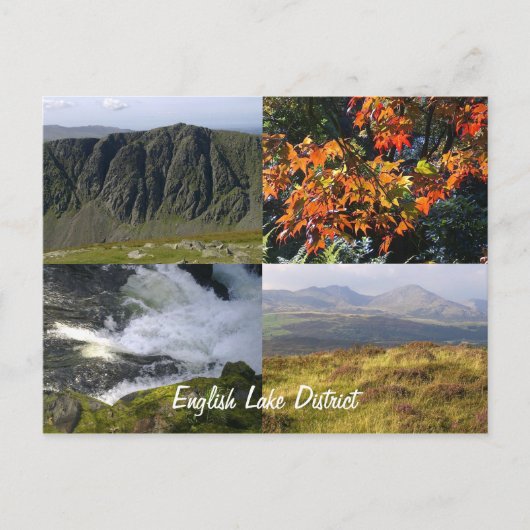 Postkarte für den Lake District (Vorderseite)