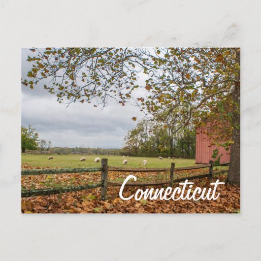 Postkarte für den Landbetrieb Connecticut (Vorderseite)