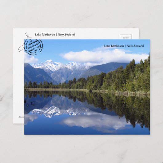 Postkarte für den Matheson (Neuseeland) (Vorne/Hinten)