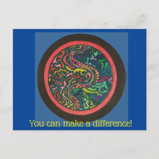 Postkarte für den Menschenhandel (Vorderseite)