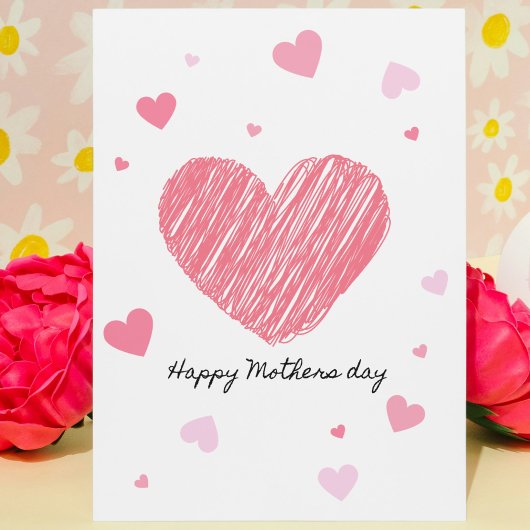 Postkarte für den Minimalistischen Muttertag