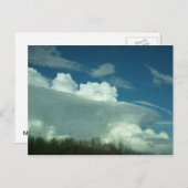 Postkarte für den mittleren Westen der Sturmwolken (Vorne/Hinten)