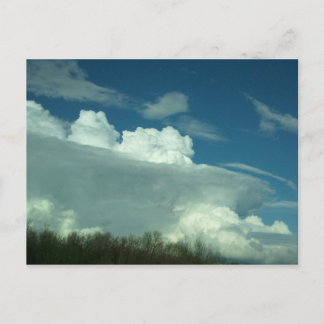 Postkarte für den mittleren Westen der Sturmwolken