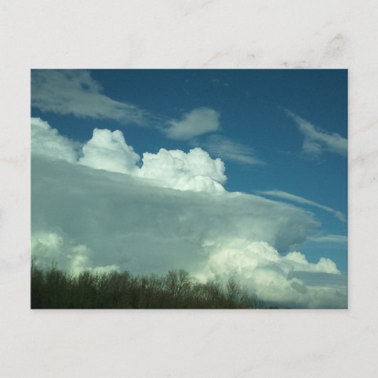 Postkarte für den mittleren Westen der Sturmwolken (Vorderseite)