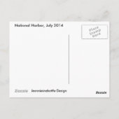 Postkarte für den nationalen Hafen (Rückseite)